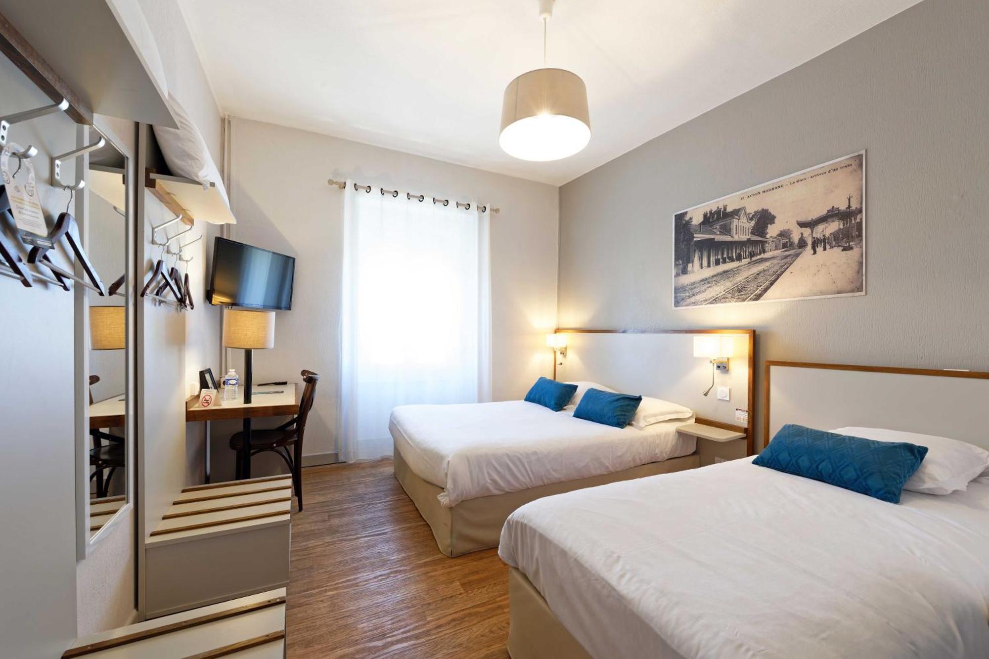 Contact Hotel Du Commerce Et Son Restaurant Cote A Cote Autun Εξωτερικό φωτογραφία