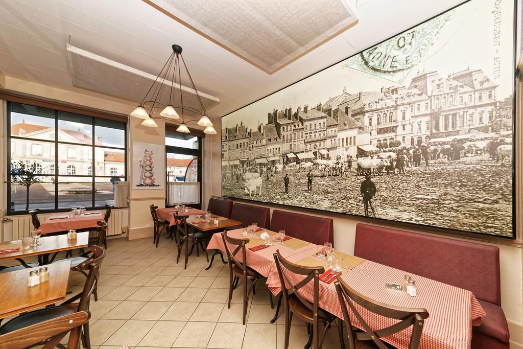 Contact Hotel Du Commerce Et Son Restaurant Cote A Cote Autun Εξωτερικό φωτογραφία